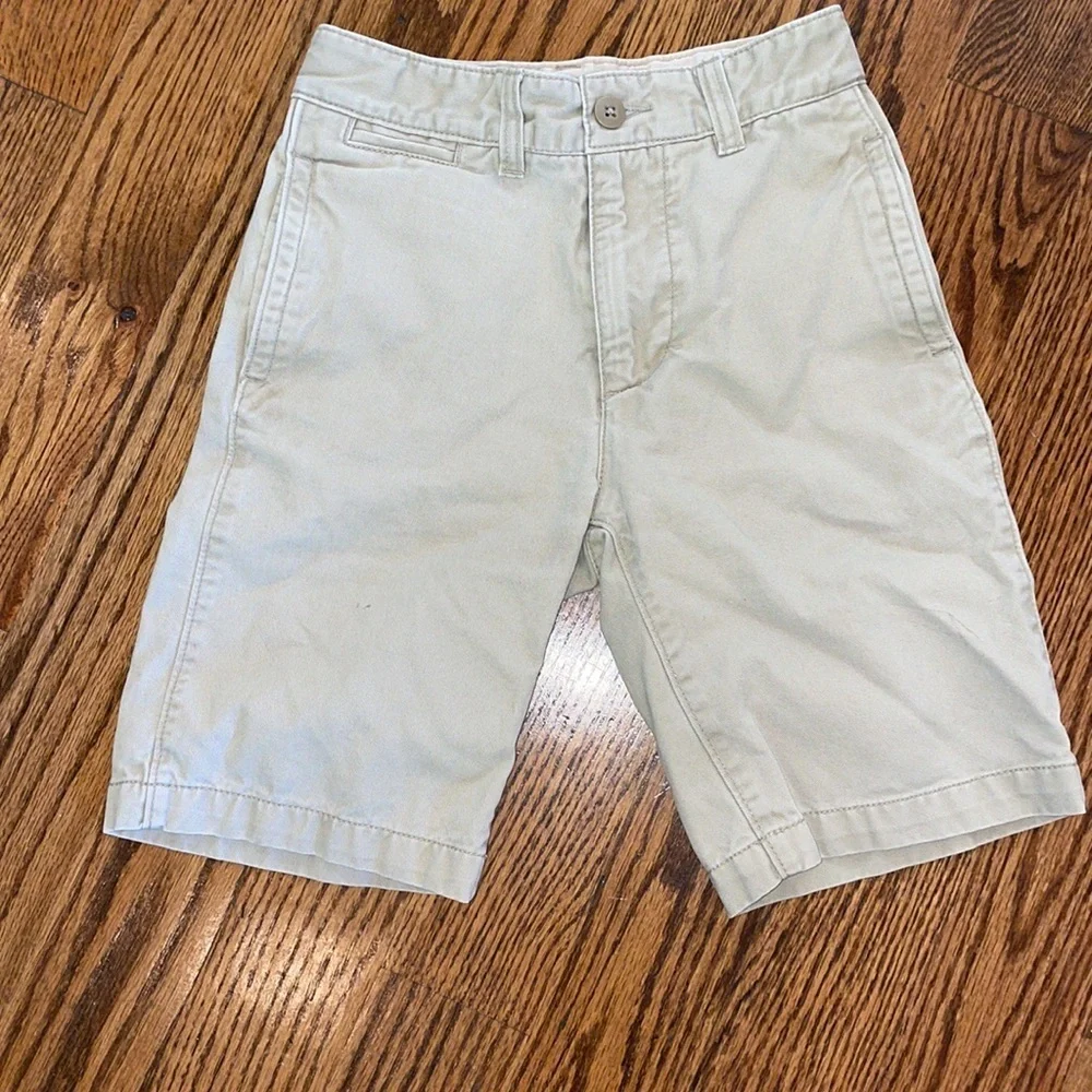 Pair of boys khaki shorts size 10. Cat and jack and gap. EUC